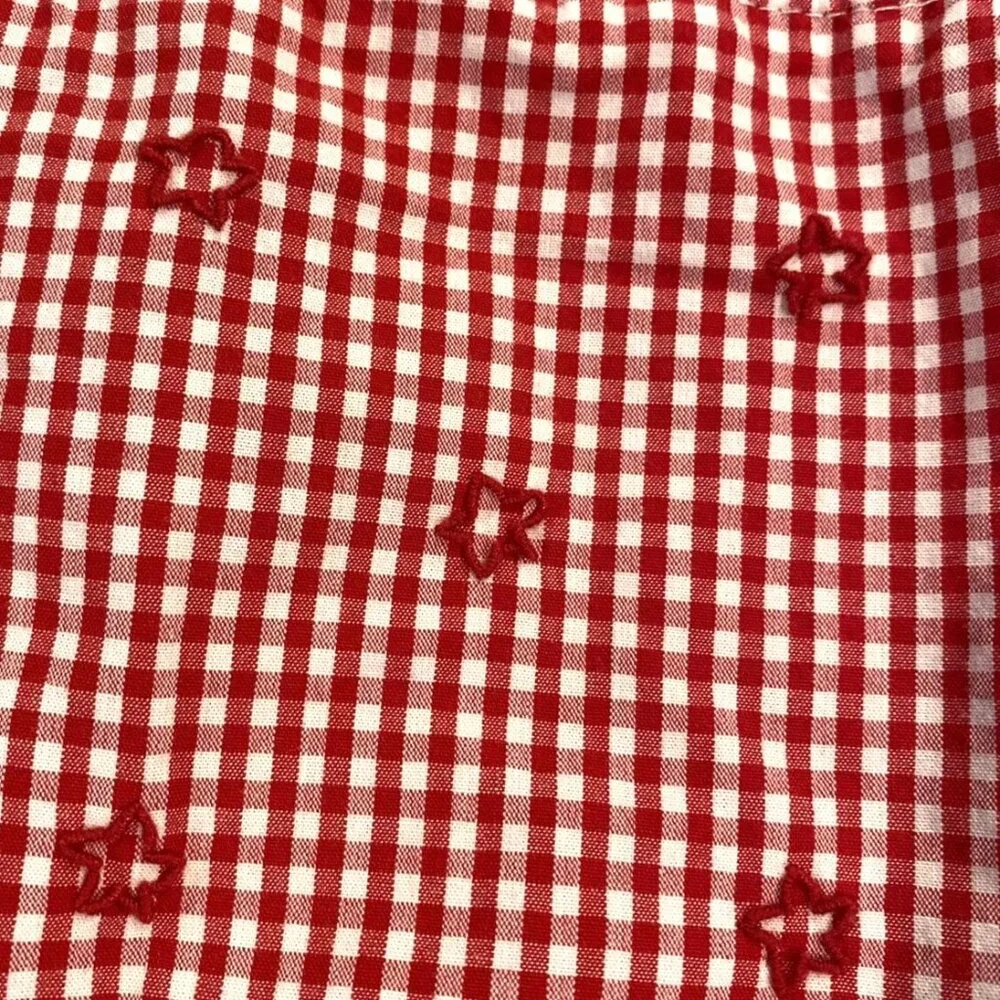 OshKosh 18m Red Gingham Star Dress